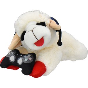 Multipet Lamb Chop Gamer Squeaky Plush Dog Toy, 10.5-in