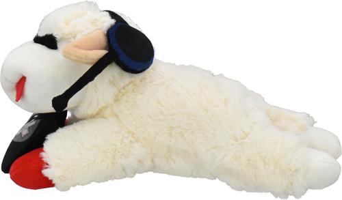 Show full view: Multipet Lamb Chop Gamer Squeaky Plush Dog Toy, 10.5-in slide 3 of 6
