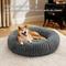 Show in main carousel: Bedsure Donut Bolster Dog Bed with Removable Cover, Grey, Large slide 4 of 9