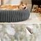 Show in main carousel: Bedsure Donut Bolster Dog Bed with Removable Cover, Grey, Large slide 2 of 9