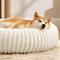 Show in main carousel: Bedsure Donut Bolster Dog Bed with Removable Cover, Cream, Large slide 7 of 9
