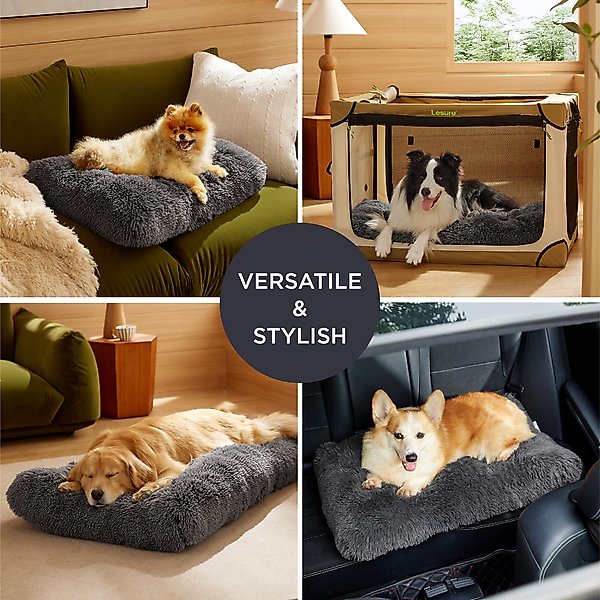 Show full view: Bedsure Washable Dog Crate Mattress, Grey, 35-in slide 6 of 8