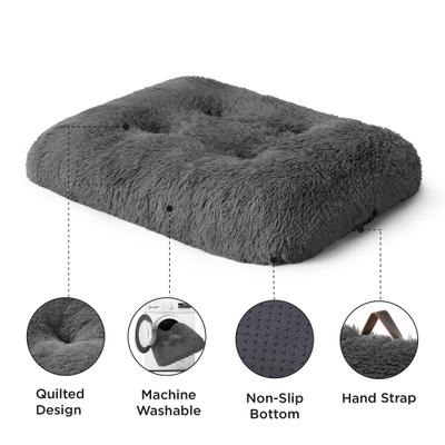 Show full view: Bedsure Washable Dog Crate Mattress, Grey, 41-in slide 5 of 8