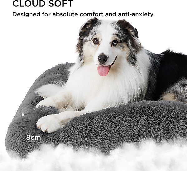 Show full view: Bedsure Washable Dog Crate Mattress, Grey, 35-in slide 4 of 8