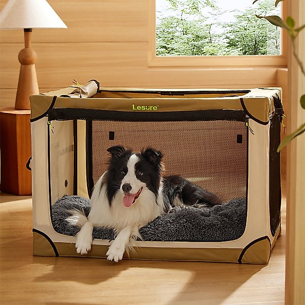 Show full view: Bedsure Washable Dog Crate Mattress, Grey, 35-in slide 2 of 8