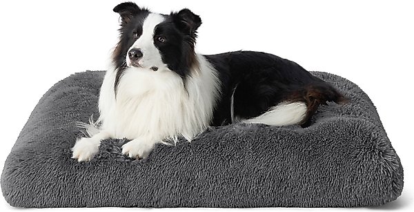Show full view: Bedsure Washable Dog Crate Mattress, Grey, 35-in slide 1 of 8