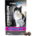 Nutramax Cosequin Hip & Joint with Glucosamine, Chondroitin & Omega-3s Soft Chew Joint Supplement for Cats, 60 count