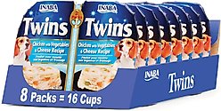 Inaba Twin Packs Chicken with Vegetables & Cheese Recipe Grain-Free Dog Food Topper, 1.23-oz pouch, 16 count