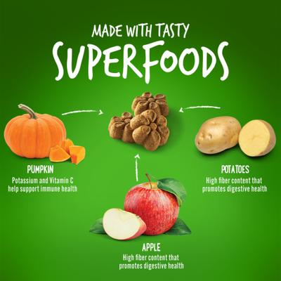 Show full view: Fruitables Pumpkin & Blueberry Flavor + Pumpkin & Apple Flavor Dog Treats slide 5 of 10