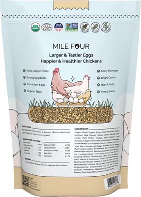 Show full view: Mile Four Organic 21% Protein Mash Starter Chicken & Duck Feed, 23-lb bag slide 2 of 7