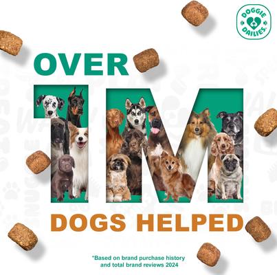 Show full view: Doggie Dailies 5-in-1 Multivitamin Soft Chew Dog Supplement, 225 count slide 8 of 11