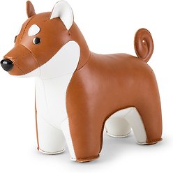 Zuny Shiba Inu Bookend, Tan/Wheat