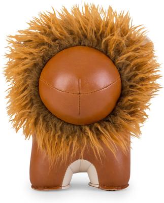 Show full view: Zuny Lion Lino Bookend, Tan/Wheat slide 2 of 3