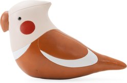 Zuny Cockatiel Bookend, Black/White slide 2 of 3