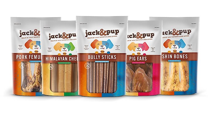 Jack & Pup Beef Knee Cap Bones Dog Treats