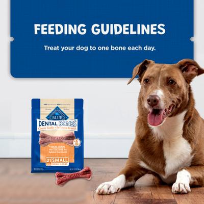 Show full view: Blue Buffalo Dental Bones Small All Natural Rawhide-Free Dental Dog Treats, 21 count slide 9 of 12