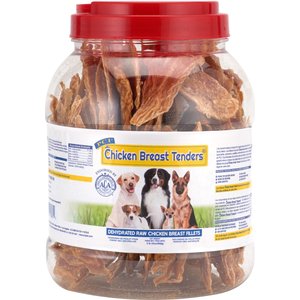 Pet Center Sliced Chicken Breast Tenders Dog Treats, 2-lb jar