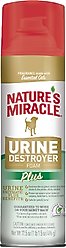 Nature's Miracle Dog Urine Destroyer Plus Enzymatic Stain Remover Foam Aerosol Spray, 17.5-fl oz bottle