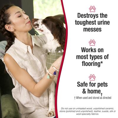 Show full view: Nature's Miracle Dog Urine Destroyer Plus Enzymatic Stain Remover Foam Aerosol Spray, 17.5-fl oz bottle slide 6 of 12