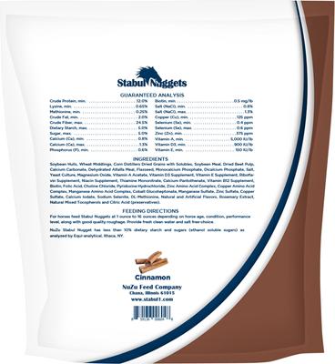 Show full view: Stabul Nuggets Molasses-Free Cinnamon Horse Treats, 5-lb bag slide 2 of 3