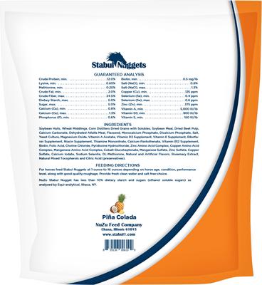 Show full view: Stabul Nuggets Molasses-Free Pina Colada Horse Treats, 5-lb bag slide 2 of 4
