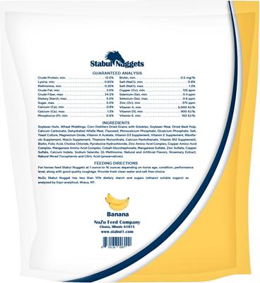 Show full view: Stabul Nuggets Molasses-Free Banana Horse Treats, 5-lb bag slide 2 of 3