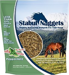 Stabul Nuggets Molasses-Free Peppermint Horse Treats, 5-lb bag