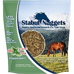 Stabul Nuggets Molasses-Free Peppermint Horse Treats, 5-lb bag