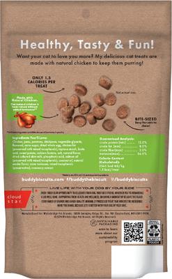 Show full view: Buddy Biscuits with Natural Chicken Grain-Free Cat Treats, 3-oz bag slide 3 of 12