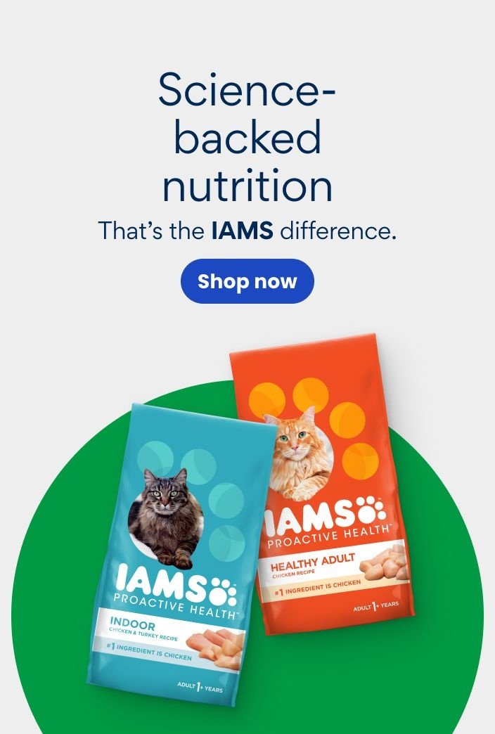 Science-backed nutrition That's the IAMS difference. Shop now