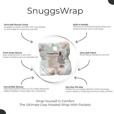 Show full view: E&S PETS Westie Snugg Wrap Blanket Hoodie slide 4 of 6