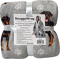 E&S PETS Rottweiler Snugg Wrap Blanket Hoodie slide 2 of 6