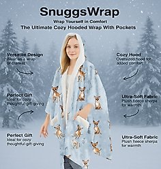 E&S PETS Chihuahua Snugg Wrap Blanket Hoodie slide 2 of 6