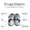 Show in main carousel: E&S PETS Shih Tzu Snugg Slippers, Black, Large/X-Large slide 2 of 6