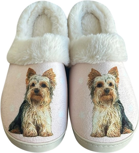 Show full view: E&S PETS Yorkie Snugg Slippers, Small/Medium slide 1 of 6