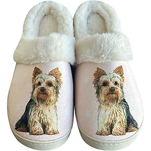 E&S PETS Yorkie Snugg Slippers, Small/Medium