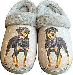 E&S PETS Rottweiler Snugg Slippers, Large/X-Large