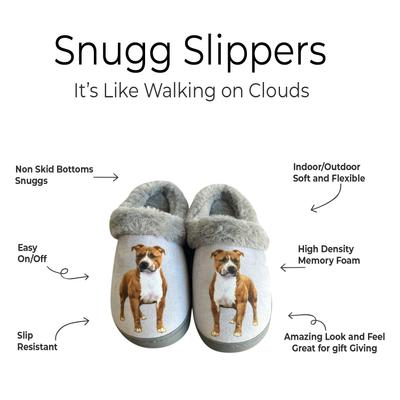 Show full view: E&S PETS Pit Bull Snugg Slippers, Large/X-Large slide 2 of 6