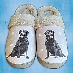 E&S PETS Labrador Black Snugg Slippers, Large/X-Large slide 2 of 6