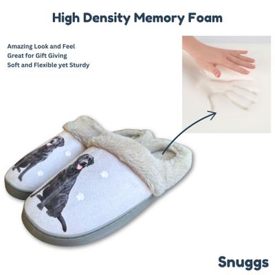 Show full view: E&S PETS Labrador Black Snugg Slippers, Large/X-Large slide 5 of 7