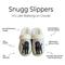 Show in main carousel: E&S PETS Labradoodle Black Snugg Slippers, Small/Medium slide 2 of 6