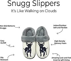 E&S PETS Chihuahua Black Snugg Slippers, Small/Medium slide 2 of 5
