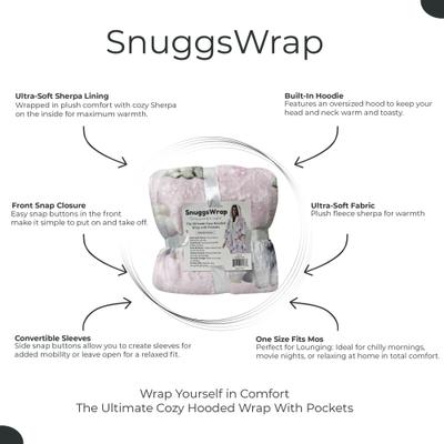 Show full view: E&S PETS Bichon Frise Snugg Wrap Blanket Hoodie slide 4 of 6
