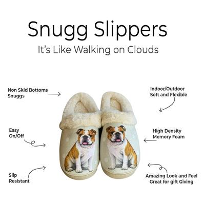 Show full view: E&S PETS Bulldog Snugg Slippers, Small/Medium slide 2 of 7