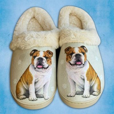 Show full view: E&S PETS Bulldog Snugg Slippers, Large/X-Large slide 3 of 7