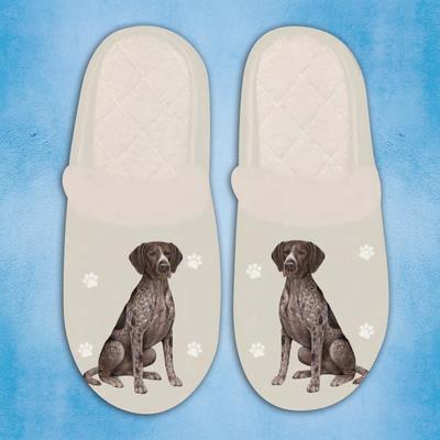 Show full view: E&S PETS German Shorthaired Pointer Snugg Slippers, Small/Medium slide 3 of 4