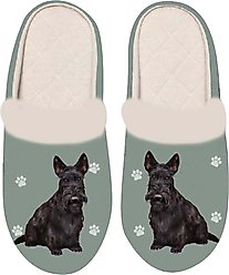 E&S PETS Scottish Terrier Snugg Slippers, Large/X-Large