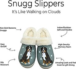 E&S PETS Bernese Mt. Dog Snugg Slippers, Large/X-Large slide 2 of 4
