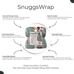 E&S PETS Boxer Snugg Wrap Blanket Hoodie slide 2 of 6