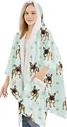 E&S PETS French Bulldog Snugg Wrap Blanket Hoodie